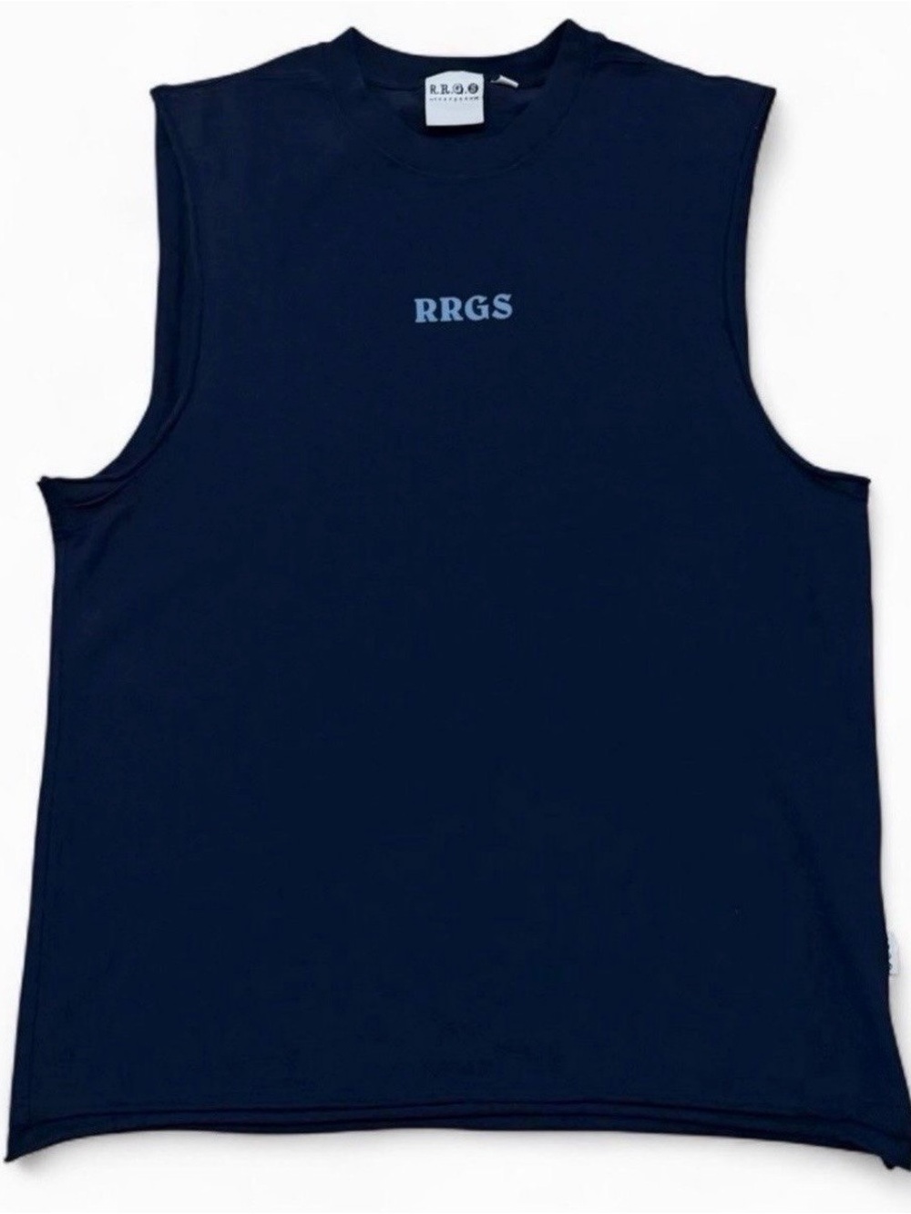 Roarguns RRGS mens navy blue sleeveless tank top shirt